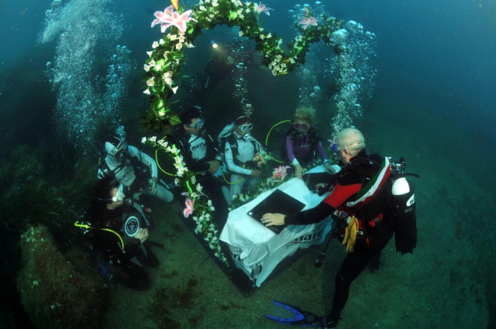 Matrimonio sub Consorzio Elbano Diving (Ph Alberto Balbi)