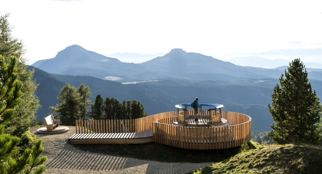 Latemarium, Piattaforma (Fotocredit Eggental Tourismus-Helmuth Rier)
