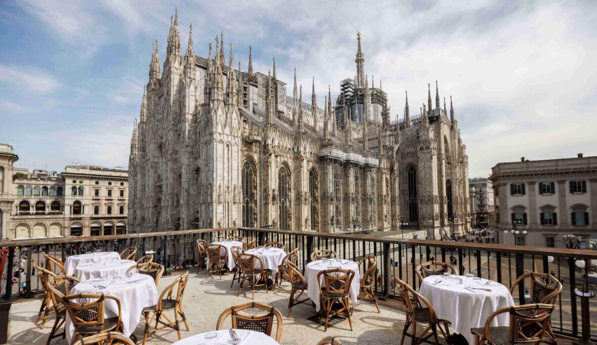Milano, terrazza dell'Arengario