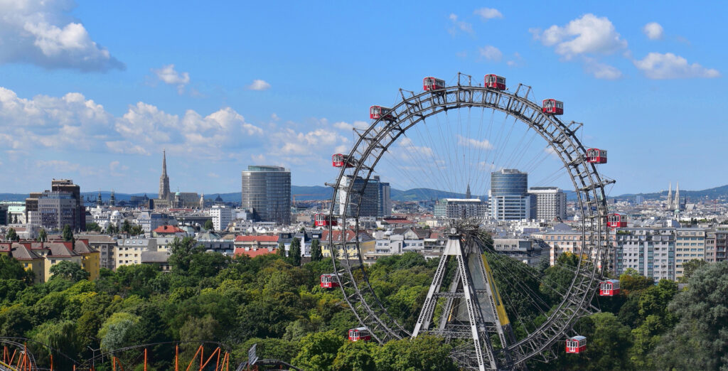 Il Prater di Vienna in Austria