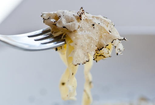 Spaghetti al tartufo, ristorante Zigante ART © Petr Blaha