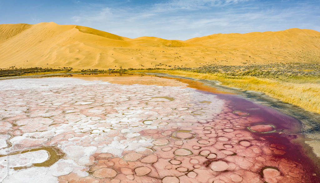 Cina, Pano Badain Jaran by Mathias Guillin